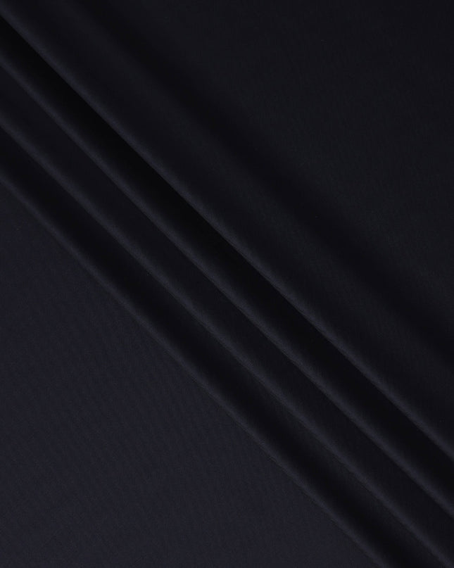 Midnight Blue Wool Suiting Fabric