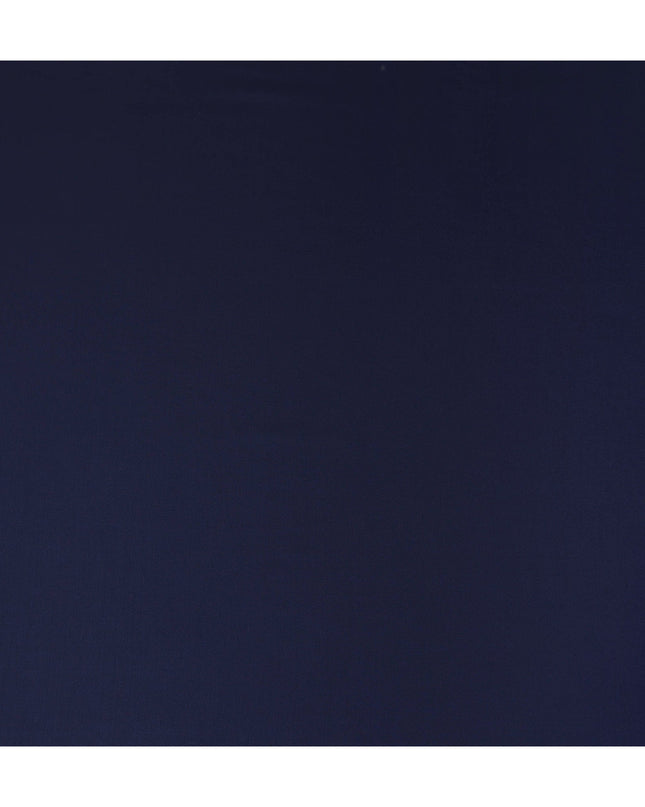 Midnight Blue English Wool Suiting Fabric Piece