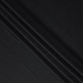 Jet Black Plain English Wool Suiting Fabric