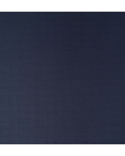 Slate Blue Self Design English Wool Suiting Fabric