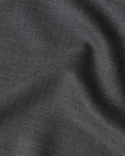 Charcoal Grey English Wool Suiting Fabric