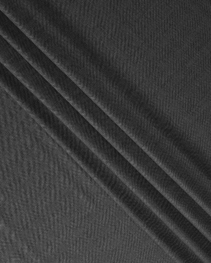 Charcoal Grey English Wool Suiting Fabric