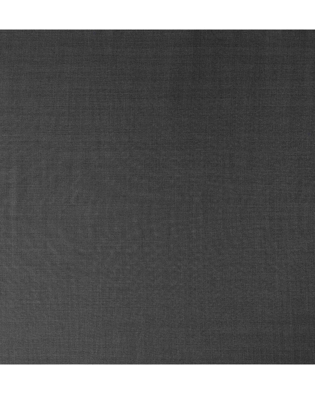 Charcoal Grey English Wool Suiting Fabric