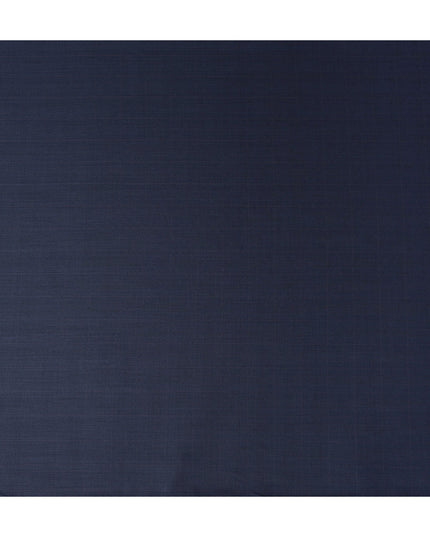 Navy Blue English Wool Suiting Fabric