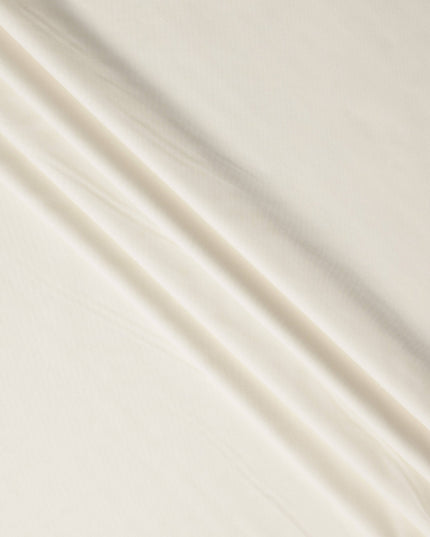 Ivory White English Wool Suiting Fabric Piece