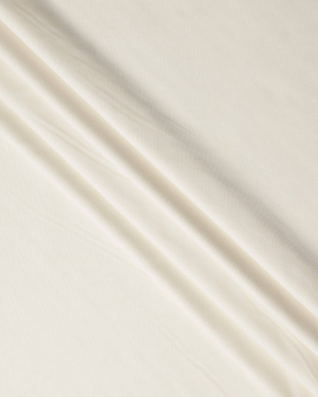 Ivory White English Wool Suiting Fabric Piece