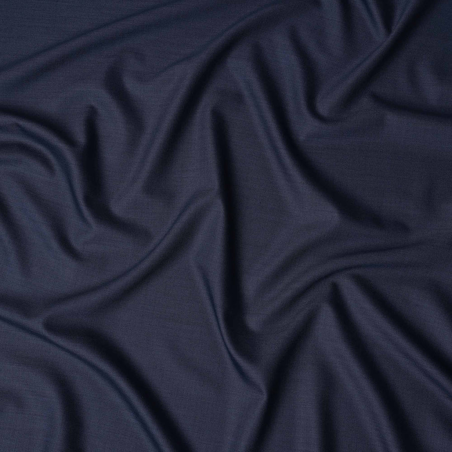 Slate Blue English Wool Suiting Fabric Piece