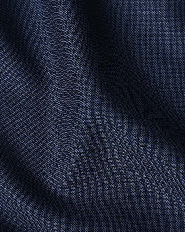 Slate Blue English Wool Suiting Fabric Piece