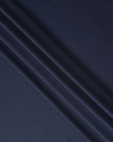 Slate Blue English Wool Suiting Fabric Piece