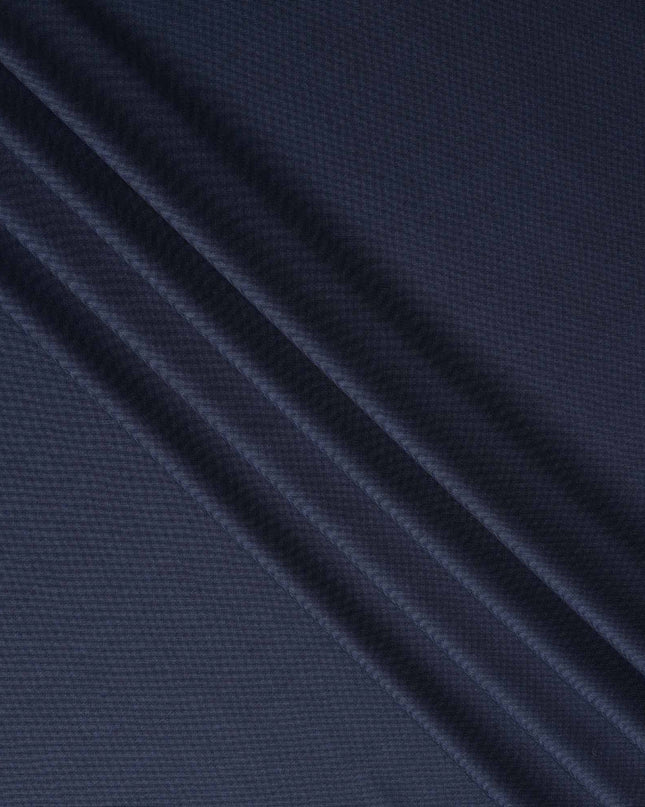 Slate Blue English Wool Suiting Fabric Piece