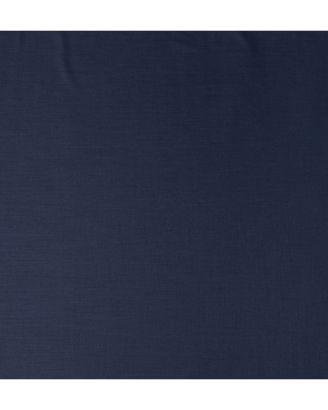 Slate Blue English Wool Suiting Fabric Piece
