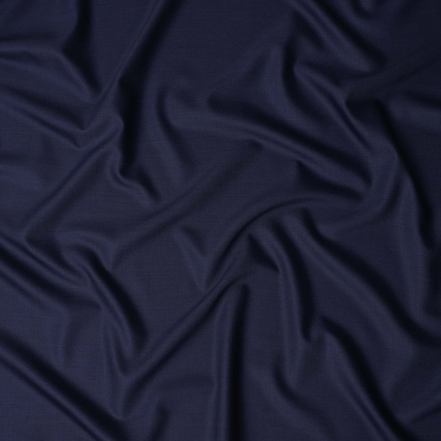 Ink Blue Premium Super 150'S Wool Suiting Fabric