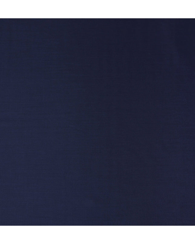 Ink Blue Premium Super 150'S Wool Suiting Fabric