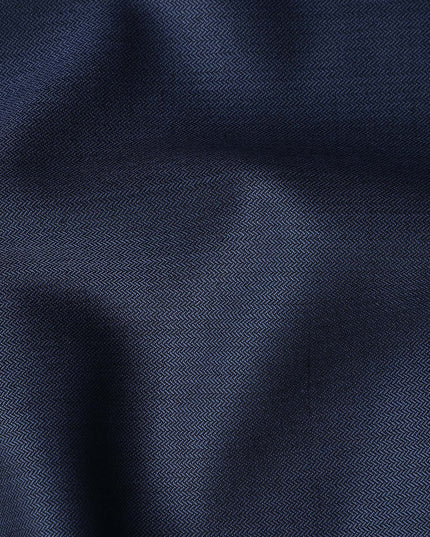 Navy Blue Super 150'S English Wool Suiting Piece