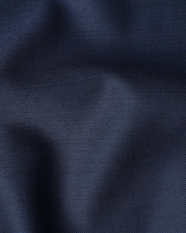 Navy Blue Super 150'S English Wool Suiting Piece