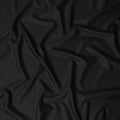 Jet Black English Wool Suiting Fabric | Super 150'S