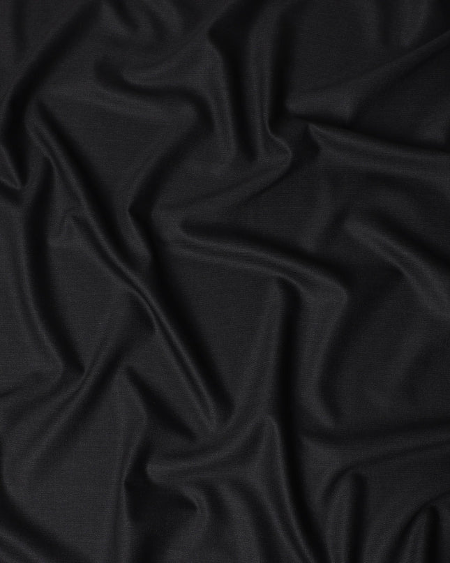 Onyx Black English Wool Suiting 3.75m