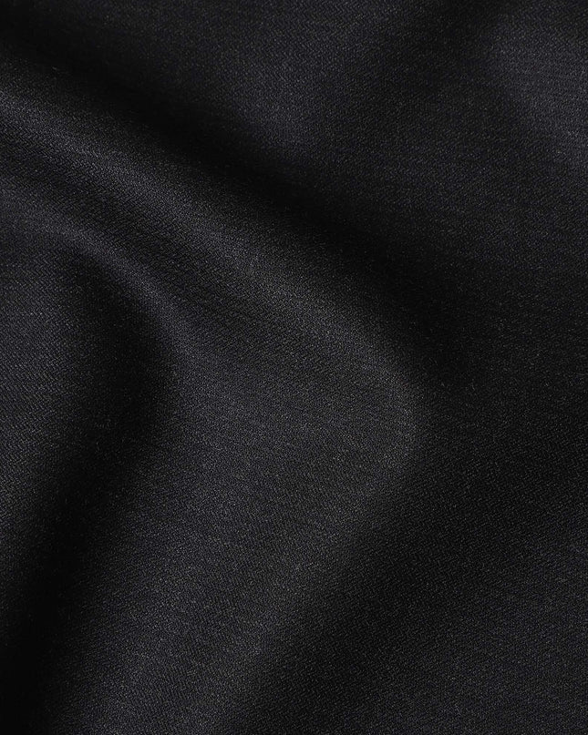 Onyx Black English Wool Suiting 3.75m