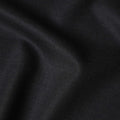 Jet Black English Wool Suiting Fabric | Super 150'S