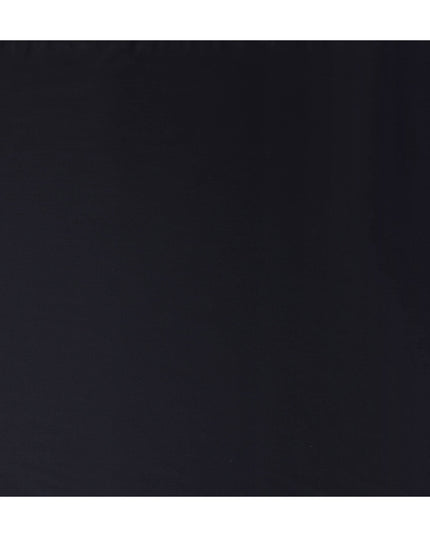 Coal Black Premium English Wool Suiting Fabric