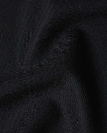 Onyx Black Super 150'S English Wool Suiting Piece