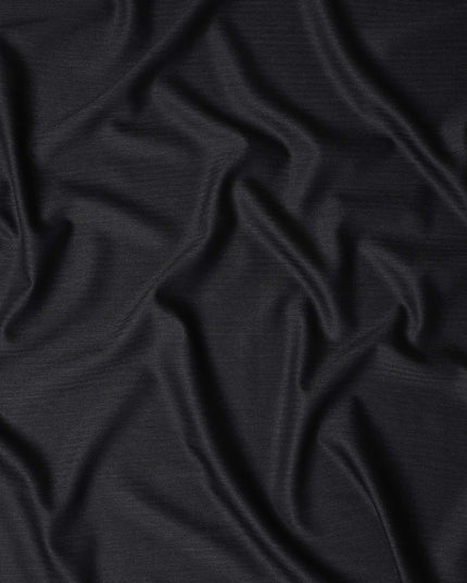 Charcoal Grey English Wool Suiting Fabric