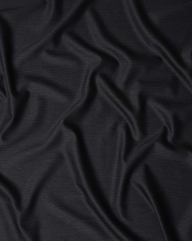 Charcoal Grey English Wool Suiting Fabric