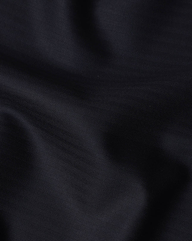 Navy Blue English Wool Suiting Fabric Piece