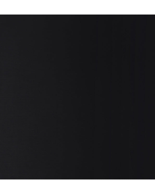 Jet Black English Wool Suiting Fabric