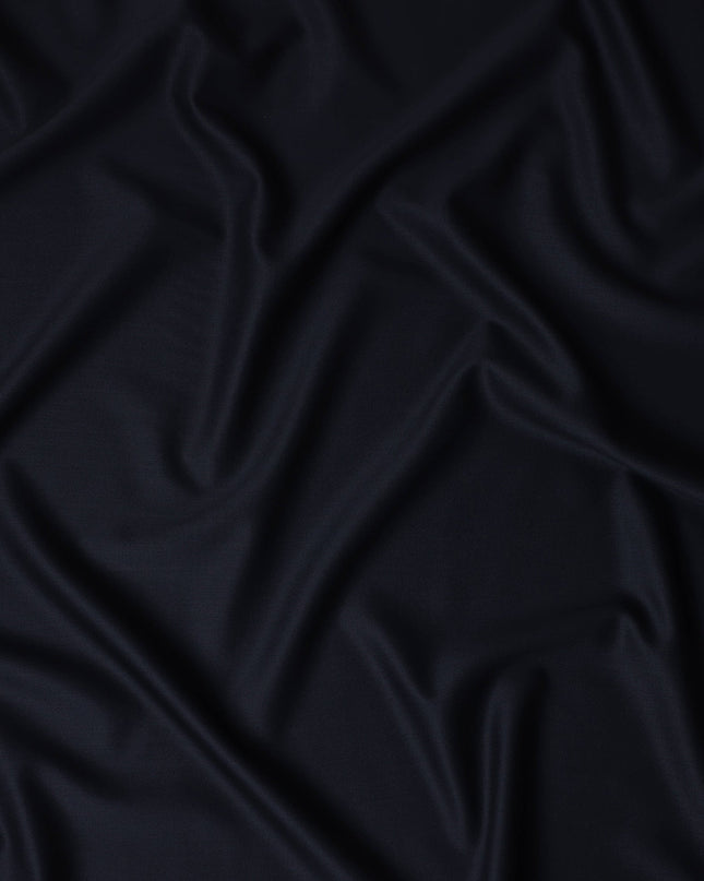 Midnight Navy Blue English Wool Suiting 3.75m