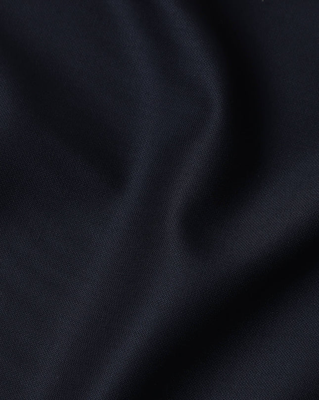 Midnight Navy Blue English Wool Suiting 3.75m