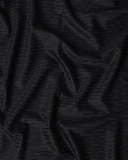 Jet Black English Wool Suiting 3.75m