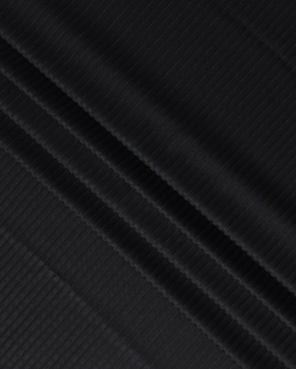 Jet Black English Wool Suiting 3.75m