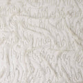 Pearl White Abstract Silk Chiffon Fabric 110cm