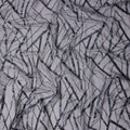 Silver Grey Abstract Silk Chiffon Fabric 110cm