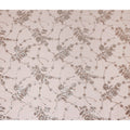 Blush Pink Bouquet Silk Chiffon Fabric 110cm