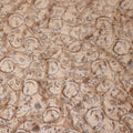 Taupe Beige Bouquet Silk Chiffon Fabric 110cm