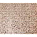Taupe Beige Bouquet Silk Chiffon Fabric 110cm