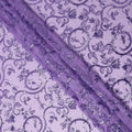 Orchid Purple Bouquet Silk Chiffon Fabric 110cm