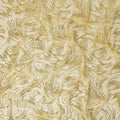 Champagne Gold Leaf Silk Chiffon Fabric 110cm