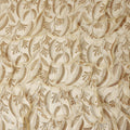 Golden Beige Leaf Silk Chiffon Fabric 110cm