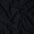 Jet Black Self Pure Cotton Italian Shirting Fabric 150cm