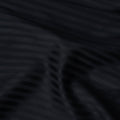 Jet Black Self Pure Cotton Italian Shirting Fabric 150cm