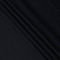 Jet Black Self Pure Cotton Italian Shirting Fabric 150cm