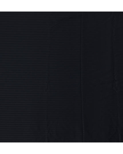 Jet Black Self Pure Cotton Italian Shirting Fabric 150cm