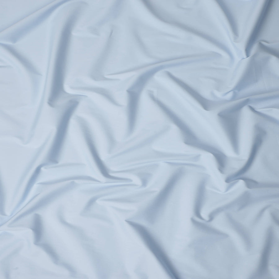 Sky Blue Plain Pure Cotton Italian Shirting Fabric 150cm