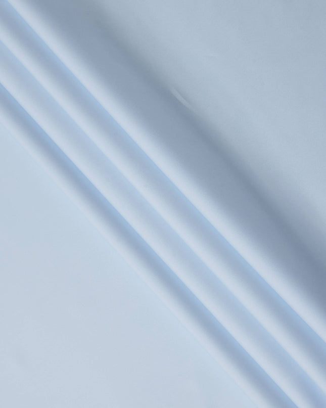 Sky Blue Plain Pure Cotton Italian Shirting Fabric 150cm