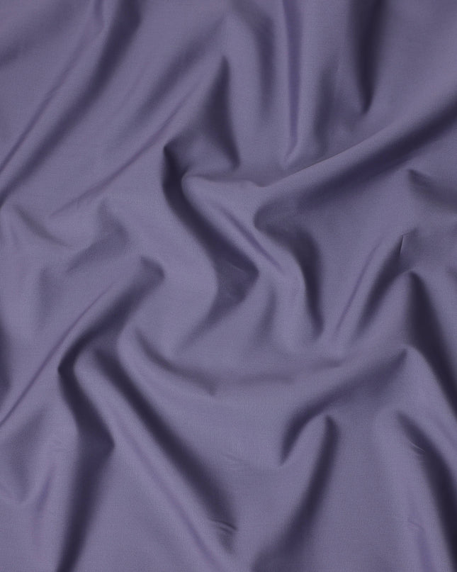 Dusty Lavender Plain Pure Cotton Italian Shirting Fabric 150
