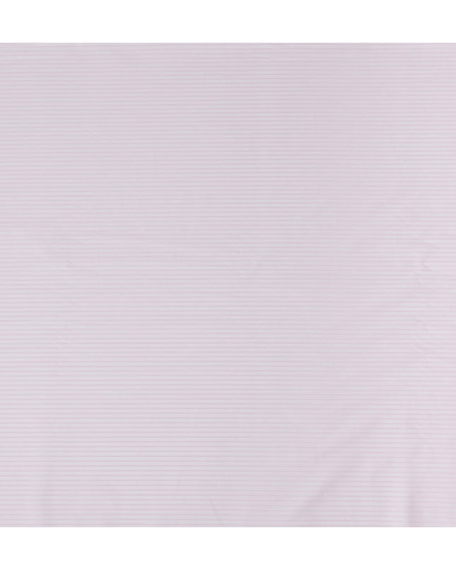 Powder Pink Self Pure Cotton Italian Shirting Fabric 150cm