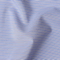Powder Blue Stripe Pure Cotton Italian Shirting Fabric 150cm